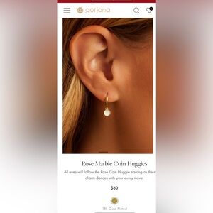 Gorjana earrings